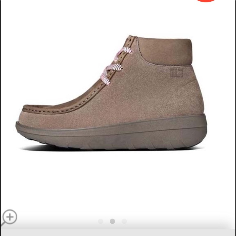 Fit Flop Suede Loaff Ankle Boots Sz 8